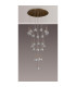 Keene 87.8cm 24 Light G9 5m Round Multiple Pendant French Gold / Clear Crystal Shade Item Weight: 32.4kg-9