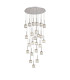 Keene 87.8cm 24 Light G9 5m Round Multiple Pendant Polished Chrome / Clear Crystal Shade Item Weight: 32.4kg-1