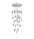 Keene 87.8cm 24 Light G9 5m Round Multiple Pendant Polished Chrome / Clear Crystal Shade Item Weight: 32.4kg-4