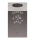 Keene 87.8cm 24 Light G9 5m Round Multiple Pendant Polished Chrome / Clear Crystal Shade Item Weight: 32.4kg-9