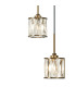 Keene 30cm 3 Light G9 2m Round Pendant Antique Brass / Clear Crystal Shade-7