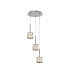 Keene 30cm 3 Light G9 2m Round Pendant Polished Chrome / Clear Crystal Shade-1