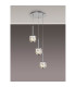 Keene 30cm 3 Light G9 2m Round Pendant Polished Chrome / Clear Crystal Shade-3