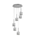 Keene 40cm 6 Light G9 2.5m Round Multiple Pendant Polished Chrome / Clear Crystal Shade-3