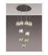 Keene 50cm 9 Light G9 2.5m Round Multiple Pendant Polished Chrome / Clear Crystal Shade-3
