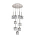Keene 50cm 9 Light G9 2.5m Round Multiple Pendant Polished Chrome / Clear Crystal Shade-4