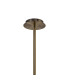 Keene 90.8cm 8 + 4 Light Round G9 Telescopic Light Antique Brass / Clear Crystal Shade-5