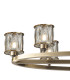 Keene 8 Light Oval G9 Telescopic Light Antique Brass / Clear Crystal Shade-7