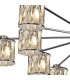 Keene 91.8cm 12 Light G9 Semi Flush Polished Chrome / Clear Crystal Shade-6