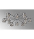 Keene 91.8cm 12 Light G9 Semi Flush Polished Chrome / Clear Crystal Shade-10