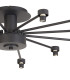 Keene 91.8cm 12 Light G9 Semi Flush Sand Black / Smoked Crystal Shade-11
