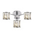 Keene 44.2cm 3 Light G9 Semi Flush Polished Chrome / Clear Crystal Shade-1