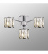 Keene 44.2cm 3 Light G9 Semi Flush Polished Chrome / Clear Crystal Shade-3