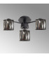 Keene 44.2cm 3 Light G9 Semi Flush Sand Black / Smoked Crystal Shade-9