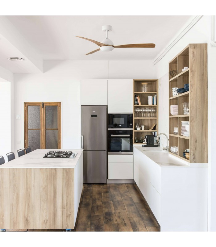 Brown Ceiling Fan 3 Blades with DC motor - 2