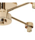 Keene 46.8cm 4 Light G9 Semi Flush French Gold / Clear Crystal Shade-6