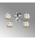 Keene 46.8cm 4 Light G9 Semi Flush Polished Chrome / Clear Crystal Shade-3