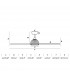Brown Ceiling Fan 3 Blades with DC motor - 3