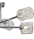 Keene 69cm 6 Light G9 Crossed Arm Semi Flush Polished Chrome / Clear Crystal Shade-6