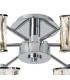 Keene 51.8cm 6 Light G9 Semi Flush Polished Chrome / Clear Crystal Shade-5