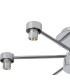 Keene 51.8cm 6 Light G9 Semi Flush Polished Chrome / Clear Crystal Shade-8