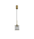Keene 10.8cm 1 Light G9 2m Single Pendant Antique Brass / Clear Crystal Shade-5