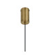Keene 10.8cm 1 Light G9 2m Single Pendant Antique Brass / Clear Crystal Shade-6