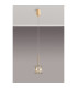 Keene 10.8cm 1 Light G9 2m Single Pendant French Gold / Clear Crystal Shade-12