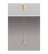 Keene 10.8cm 1 Light G9 2m Single Pendant French Gold / Clear Crystal Shade-13
