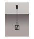 Keene 10.8cm 1 Light G9 2m Single Pendant Satin Black / Smoke Crystal Shade-12