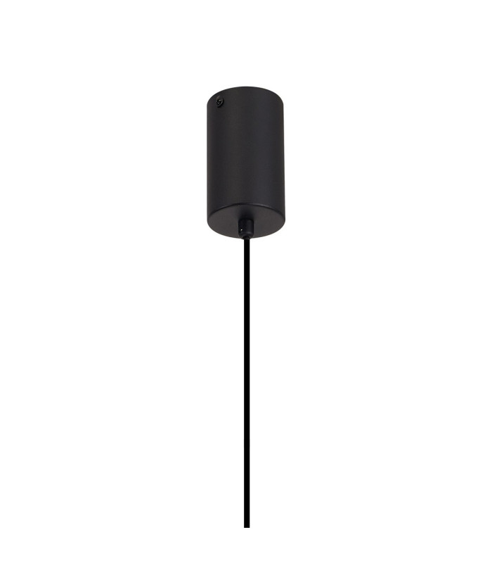 Keene 10.8cm 1 Light G9 2m Single Pendant Sand Black / Clear Crystal Shade-6