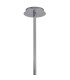 Keene 90.8cm 8 + 4 Light Round G9 Telescopic Light Polished Chrome / Clear Crystal Shade-4