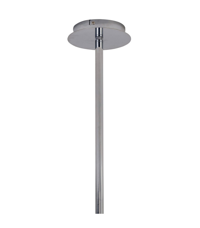 Keene 90.8cm 8 + 4 Light Round G9 Telescopic Light Polished Chrome / Clear Crystal Shade-4