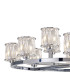 Keene 90.8cm 8 + 4 Light Round G9 Telescopic Light Polished Chrome / Clear Crystal Shade-6