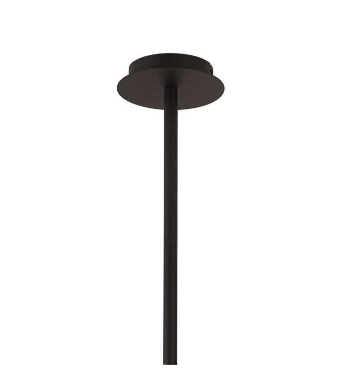 Keene 90.8cm 8 + 4 Light Round G9 Telescopic Light Sand Black / Smoked Crystal Shade-7
