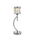 Keene 1 Light G9 Vertical Crystal Table Lamp Polished Chrome & Clear Crystal Shade-1