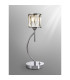 Keene 1 Light G9 Vertical Crystal Table Lamp Polished Chrome & Clear Crystal Shade-3