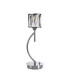 Keene 1 Light G9 Vertical Crystal Table Lamp Polished Chrome & Clear Crystal Shade-4