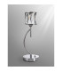 Keene 1 Light G9 Vertical Crystal Table Lamp Polished Chrome & Clear Crystal Shade-9