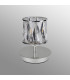 Keene 1 Light G9 Small Touch Switch Crystal Table Lamp Polished Chrome & Clear Crystal Shade-11