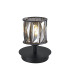 Keene 1 Light G9 Small Touch Switch Crystal Table Lamp Sand Black & Smoked Crystal Shade-1