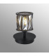 Keene 1 Light G9 Small Touch Switch Crystal Table Lamp Sand Black & Smoked Crystal Shade-3