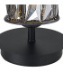Keene 1 Light G9 Small Touch Switch Crystal Table Lamp Sand Black & Smoked Crystal Shade-6