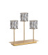 Keene 3 Light G9 Rectangular Touch Switch Crystal Table Lamp French Gold & Clear Crystal Shade-4
