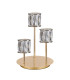 Keene 3 Light G9 Round Touch Switch Crystal Table Lamp French Gold & Clear Crystal Shade-4