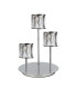 Keene 3 Light G9 Round Touch Switch Crystal Table Lamp Polished Chrome & Clear Crystal Shade-4