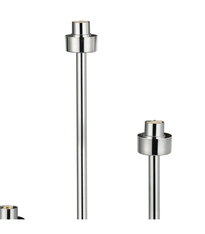 Keene 3 Light G9 Round Touch Switch Crystal Table Lamp Polished Chrome & Clear Crystal Shade-6