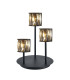 Keene 3 Light G9 Round Touch Switch Crystal Table Lamp Sand Black & Smoked Crystal Shade-1