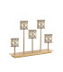 Keene 5 Light G9 Rectangular Touch Switch Crystal Table Lamp French Gold & Clear Crystal Shade-1