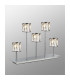 Keene 5 Light G9 Rectangular Touch Switch Crystal Table Lamp Polished Chrome & Clear Crystal Shade-3